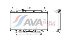 Chladič, chlazení motoru AVA Clever Choice MZ2100