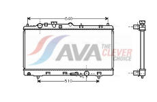 Chladič, chlazení motoru AVA Clever Choice MZ2152