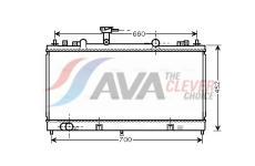 Chladič, chlazení motoru AVA Clever Choice MZ2164
