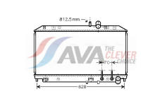 Chladič, chlazení motoru AVA Clever Choice MZ2177