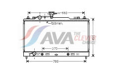 Chladič, chlazení motoru AVA Clever Choice MZ2228