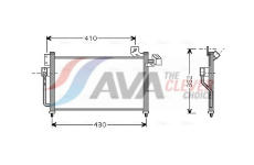 Kondenzátor, klimatizace AVA Clever Choice MZ5155