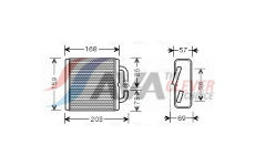 Výměník tepla, vnitřní vytápění AVA Clever Choice MZ6144