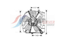 Větrák, chlazení motoru AVA Clever Choice MZ7513