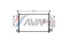 Kondenzátor, klimatizace AVA Clever Choice MZA5238D
