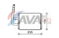 Výměník tepla, vnitřní vytápění AVA Clever Choice MZA6268