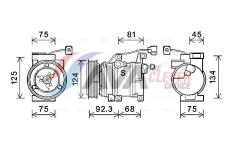 Kompresor, klimatizace AVA Clever Choice MZAK219