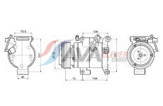 Kompresor, klimatizace AVA Clever Choice MZAK304