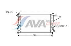 Chladič, chlazení motoru AVA Clever Choice OL2117