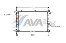 Chladič, chlazení motoru AVA Clever Choice OL2207