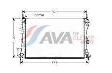 Chladič, chlazení motoru AVA Clever Choice OL2339