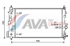Chladič, chlazení motoru AVA Clever Choice OL2546