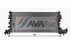 Chladič, chlazení motoru AVA Clever Choice OL2703