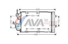 Kondenzátor, klimatizace AVA Clever Choice OL5454D
