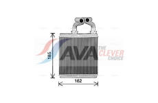 Výměník tepla, vnitřní vytápění AVA Clever Choice OL6718