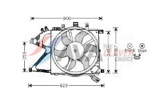 Větrák, chlazení motoru AVA Clever Choice OL7506