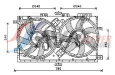 Větrák, chlazení motoru AVA Clever Choice OL7641