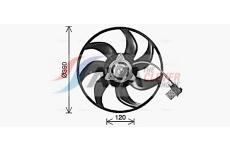 Větrák, chlazení motoru AVA Clever Choice OL7714