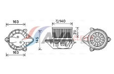 vnitřní ventilátor AVA Clever Choice OL8624