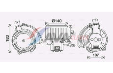 vnitřní ventilátor AVA Clever Choice OL8689