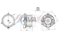 vnitřní ventilátor AVA Clever Choice OL8752