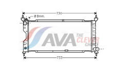 Chladič, chlazení motoru AVA Clever Choice OLA2185