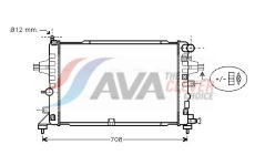 Chladič, chlazení motoru AVA Clever Choice OLA2381