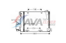 Kondenzátor, klimatizace AVA Clever Choice OLA5250D
