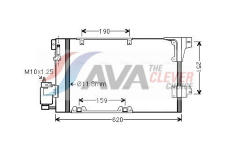 Kondenzátor, klimatizace AVA Clever Choice OLA5251D