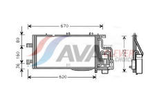 Kondenzátor, klimatizace AVA Clever Choice OLA5310D