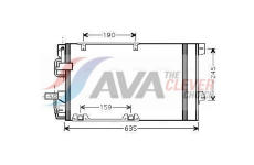 Kondenzátor, klimatizace AVA Clever Choice OLA5326D