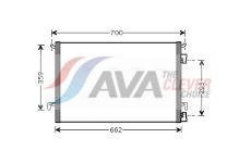 Kondenzátor, klimatizace AVA Clever Choice OLA5397