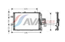 Kondenzátor, klimatizace AVA Clever Choice OLA5369