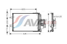 Kondenzátor, klimatizace AVA Clever Choice OLA5385D