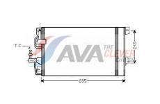 Kondenzátor, klimatizace AVA Clever Choice OLA5390D