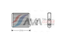 Výměník tepla, vnitřní vytápění AVA Clever Choice OLA6353