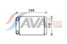 Výměník tepla, vnitřní vytápění AVA Clever Choice OLA6677