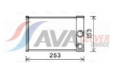 Výměník tepla, vnitřní vytápění AVA Clever Choice OLA6680