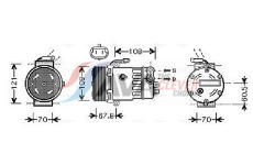 Kompresor, klimatizace AVA Clever Choice OLAK139