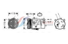 Kompresor, klimatizace AVA Clever Choice OLAK276