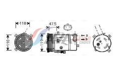 Kompresor, klimatizace AVA Clever Choice OLAK277
