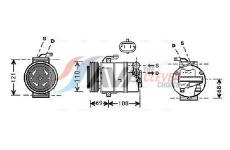 Kompresor, klimatizace AVA Clever Choice OLAK317