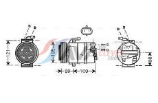Kompresor, klimatizace AVA Clever Choice OLAK358