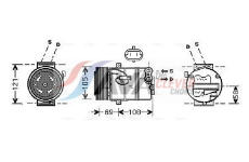 Kompresor, klimatizace AVA Clever Choice OLAK438