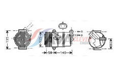 Kompresor, klimatizace AVA Clever Choice OLAK446