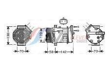 Kompresor, klimatizace AVA Clever Choice OLAK448