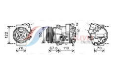 Kompresor, klimatizace AVA Clever Choice OLAK605