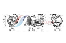 Kompresor, klimatizace AVA Clever Choice OLAK606