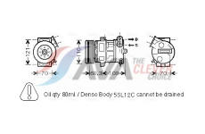 Kompresor, klimatizace AVA Clever Choice OLK418