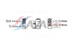 Expanzní ventil, klimatizace AVA Clever Choice PE1355